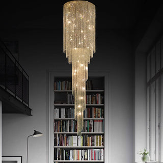 Glacielle  - High-End Classic Crystal Pendant – Perfect for Lobbies, Villas, and Formal Living Areas
