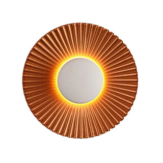 Waylon - Modern Circular Patterned Glass LED Wall Light