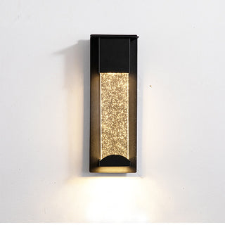 Caddock - Waterproof Modern Sparkle Crystal Outdoor Wall Light