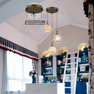 Cartaxo - Tiffany Handmade Color Mosaic Pendant Lamp