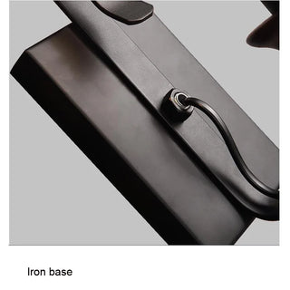 Winona - Retro Industrial Black Iron Glass Wall Light