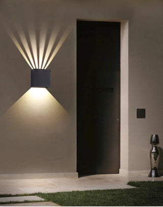 Cicilie - Waterproof Exterior Square Wall Light
