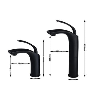 Youlanda - Curved Modern Waterfall Basin Mixer Tap