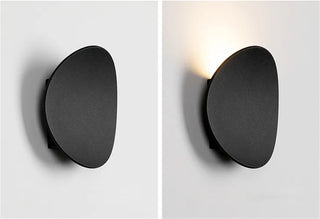 Corina - Modern Aluminum White And Black Brushed Gold Interior Wall Lights