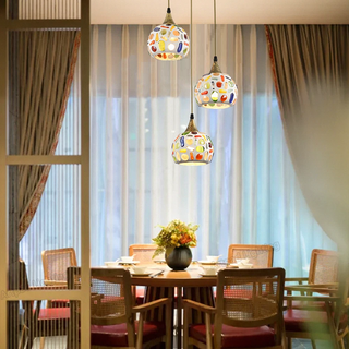 Cartaxo - Tiffany Handmade Color Mosaic Pendant Lamp