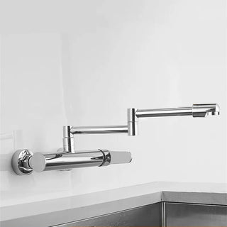 Elidia - Telescopic Folding Kitchen Wall Mounted Mixer Tap