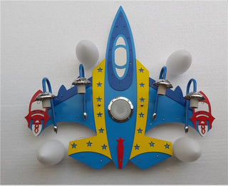 Avra - LED Aeroplane Hanging Children's Ceiling Light