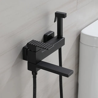 Pamila - Modern Single Handle Bathtub Tap Set with Handheld Shower