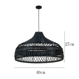 Faye - Handmade Wicker Rattan Pendant Ceiling Light