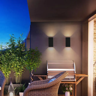 Linelle - Double Head Up/Down Outdoor Wall Light