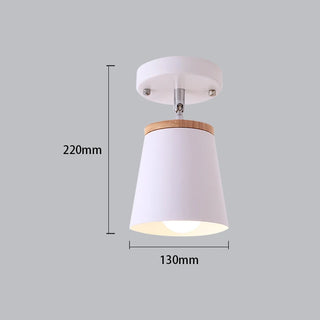 Addo - Modern White Minimalist Adjustable Semi Flush Ceiling Light