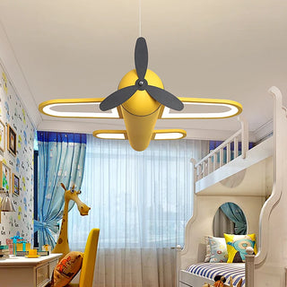Daphnis - Children's Room Hanging Airplane LED Ceiling Light