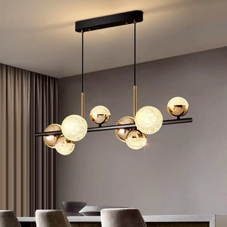 Gopi - Modern Glass Ball Multi Head Ceiling Chandelier