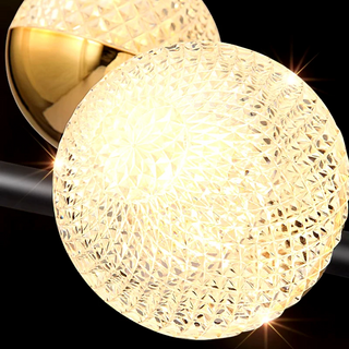 Gopi - Modern Glass Ball Multi Head Ceiling Chandelier