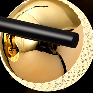 Gopi - Modern Glass Ball Multi Head Ceiling Chandelier