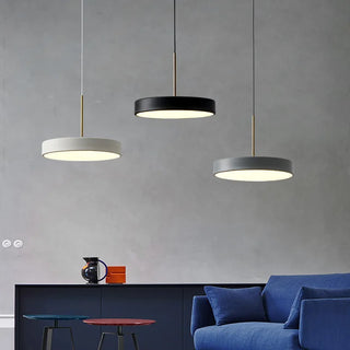 Irina - Nordic Modern Round Hanging Pan Style Thin LED Ceiling Light