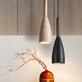 Howick - Wabi Sabi Yellow Cave Stone LED Pendant Light