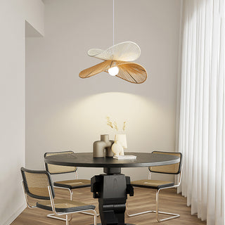 Lourosa - Rattan Hand-Woven Wabi-Sabi Style Pendant Light