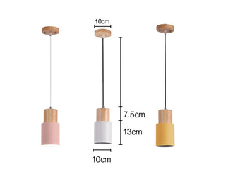 Viborg - Round Wood Nordic Hanging Pendant Ceiling Light