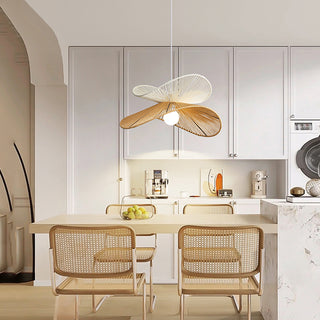 Lourosa - Rattan Hand-Woven Wabi-Sabi Style Pendant Light