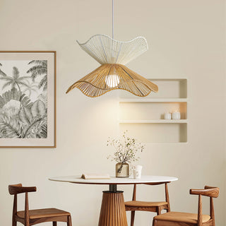Lourosa - Rattan Hand-Woven Wabi-Sabi Style Pendant Light