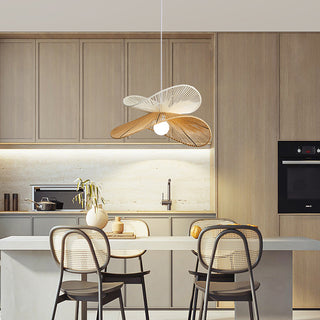 Lourosa - Rattan Hand-Woven Wabi-Sabi Style Pendant Light