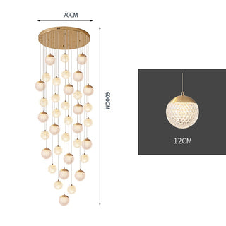 Heloisa - Spiral Hanging Ceiling Pendant Chandelier