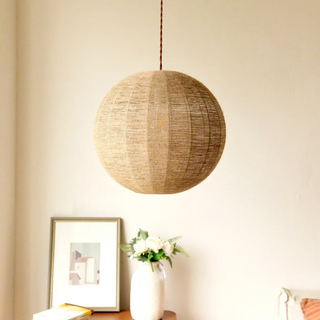 Cheryl  - Handmade Fabric Round Ball Pendant Ceiling Lamp