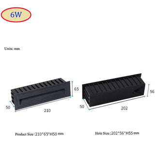 Romny - Horizontal Indoor Outdoor Waterproof  LED Stair Decks Pathway Yard Lights