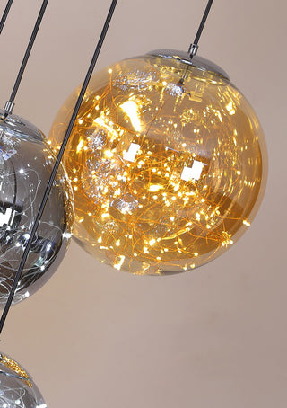 Glaxy - Glass Ball Hanging Pendant Chandelier