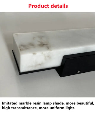 Maisie - Modern Minimalist Outdoor Lmitated Marble LED Wall Light