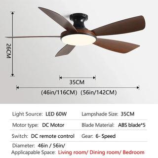 Zelina - Nordic Light Ceiling Fan Remote Control