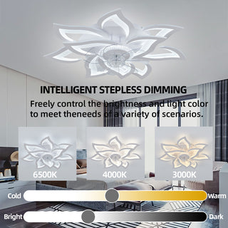 Nason - Modern Remote Light Ceiling Fan 5 Blade