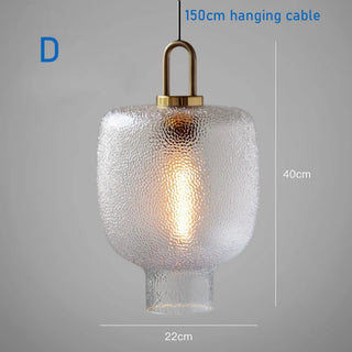 Monica - Modern Frosted Glass Pendant Lights