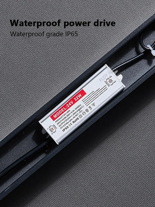 Leonidas - Modern Long Strip LED Outdoor Wall Light