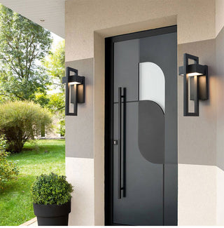 Merlen - Modern Black Outdoor Wall Light