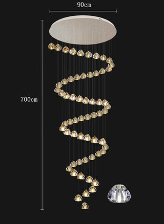 Eddy - Crystal Pendant Hanging Chandelier