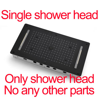 Andromeda - Rainfall Ceiling Shower Set with Ambient Lighting & Side Jets