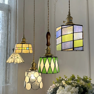 Amora Series - Colorful Glass Pendant LED Hanging Pendant Lights
