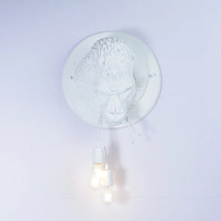 Kolja - Gorilla Head Hanging Bulb Wall Light