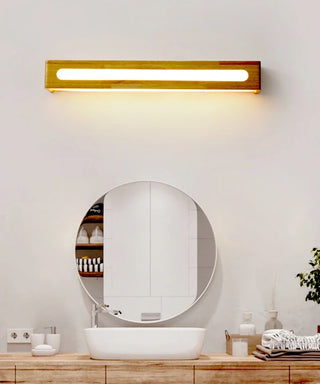 Gisselle - Solid Wood Sconce Bathroom Makeup Mirror Wall Lights