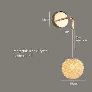 Debbi - Modern Gold Crystal Ball Pendant Ceiling Light