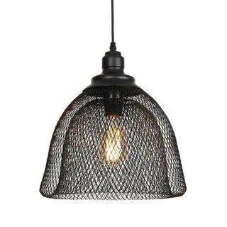 Cathrine Series - Rural Retro Tavern Iron Art Single Head Mesh Cover Pendant Lights