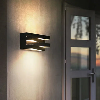 Marvn - Elegant Multi-Layer Staggered LED Outdoor Wall Sconce IP65 Light Fixture