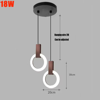 Gala - Modern LED Round Ring Hanging Ceiling Light