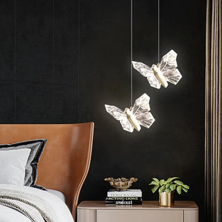 Colter - Modern Crystal Butterfly Wall Light And Pendant Hanging Ceiling Light