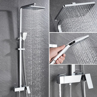Girolamo - Rain Shower Head Bath Faucet Wall Mounted Shower Mixer Tap