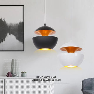 Jeffery - Modern Bronze Apple Round Hanging Pendant Ceiling Light