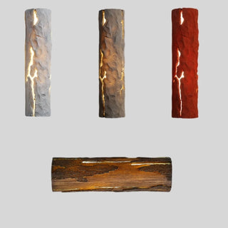 Catalina - Wood Tree Style Resin Outdoor Waterproof Wall Light