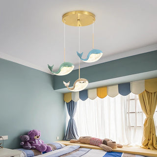Shinas - Dolphin Pendant Hanging Ceiling Light